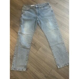 Gap Original Mens 36x32 Straight Jeans Medium Wash Blue Denim 5-Pocket Classic